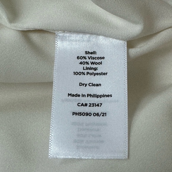 Gorgeous Cream Talbots Double Breasted Blazer, NWOT - Picture 5 of 5